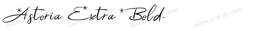 Astoria Extra Bold字体转换